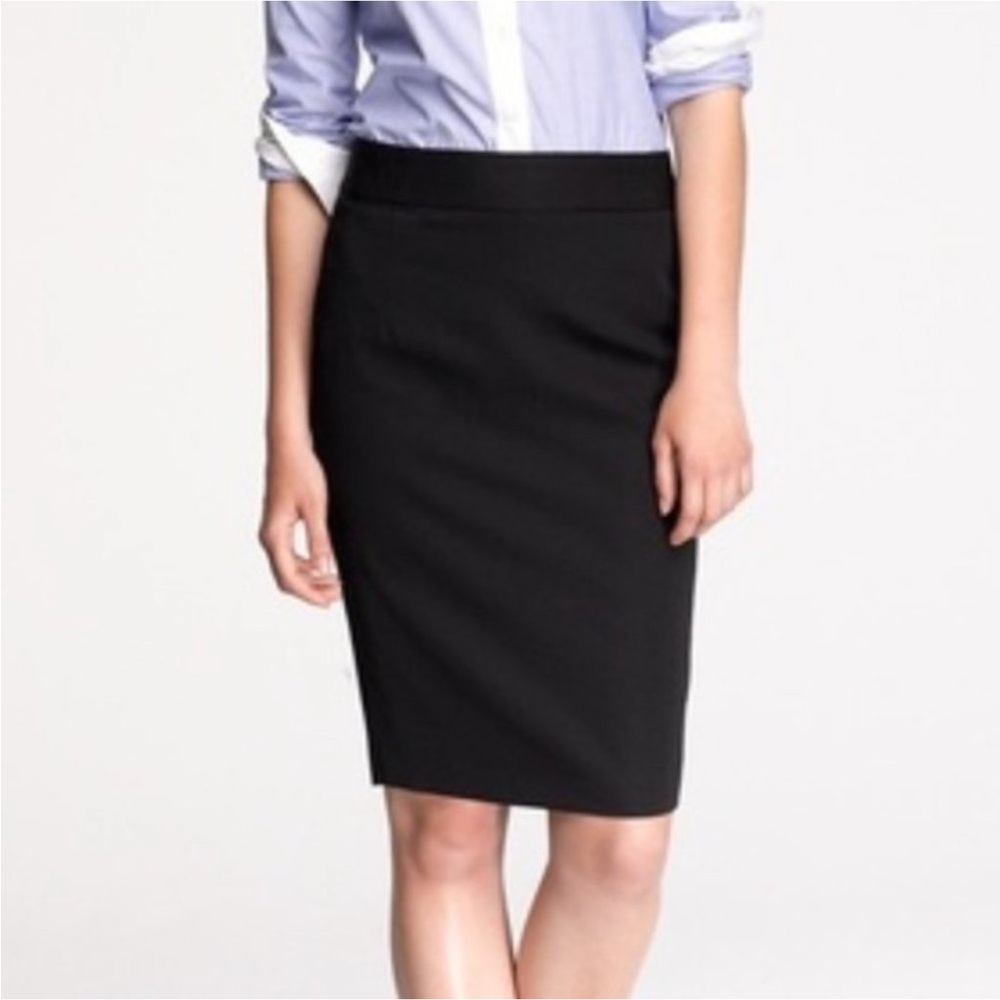 J Crew No 2 Wool Pencil skirt Size 8